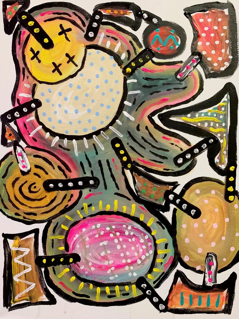 Untitled, 16"x 20" acrylic on canvas