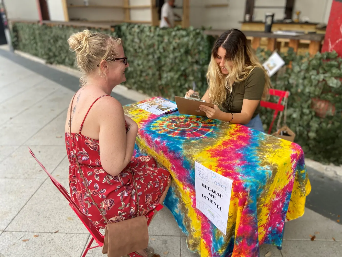 Free Poem Table – Courtesy DDA